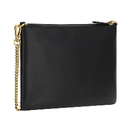 Black Leather Shoulder Bag