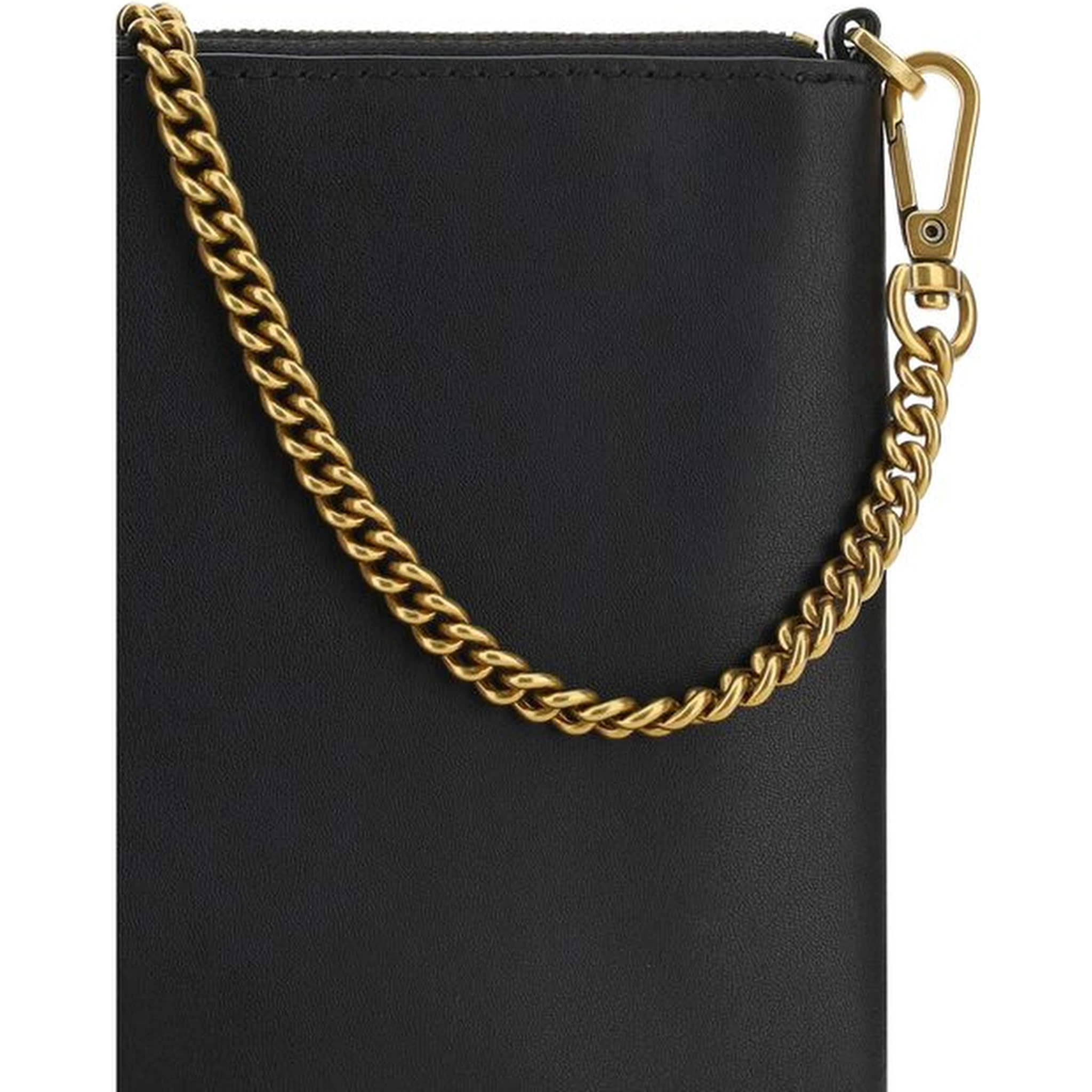 Black Leather Shoulder Bag