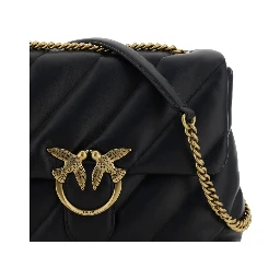 Black Leather Shoulder Bag