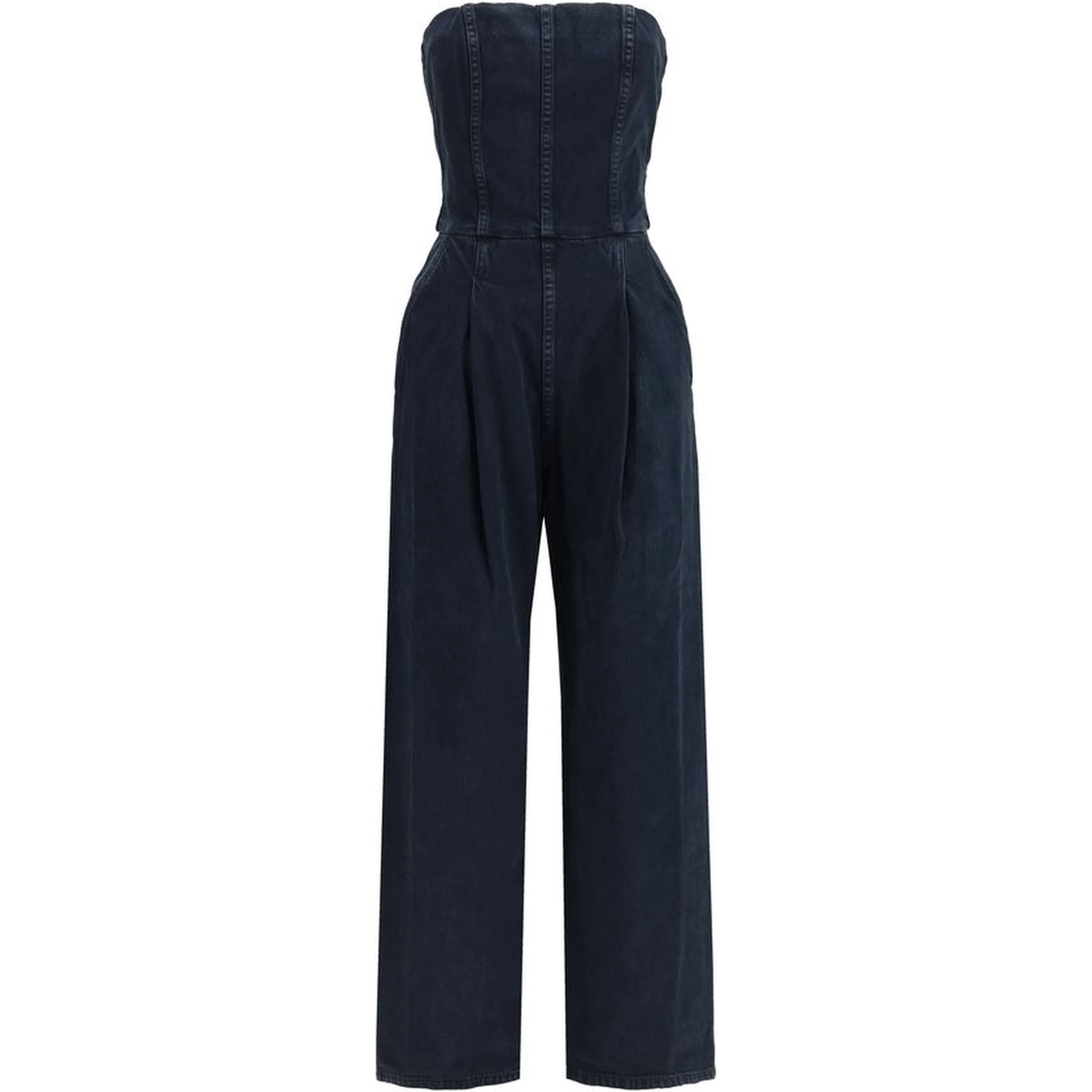 Blue Cotton Jumpsuit