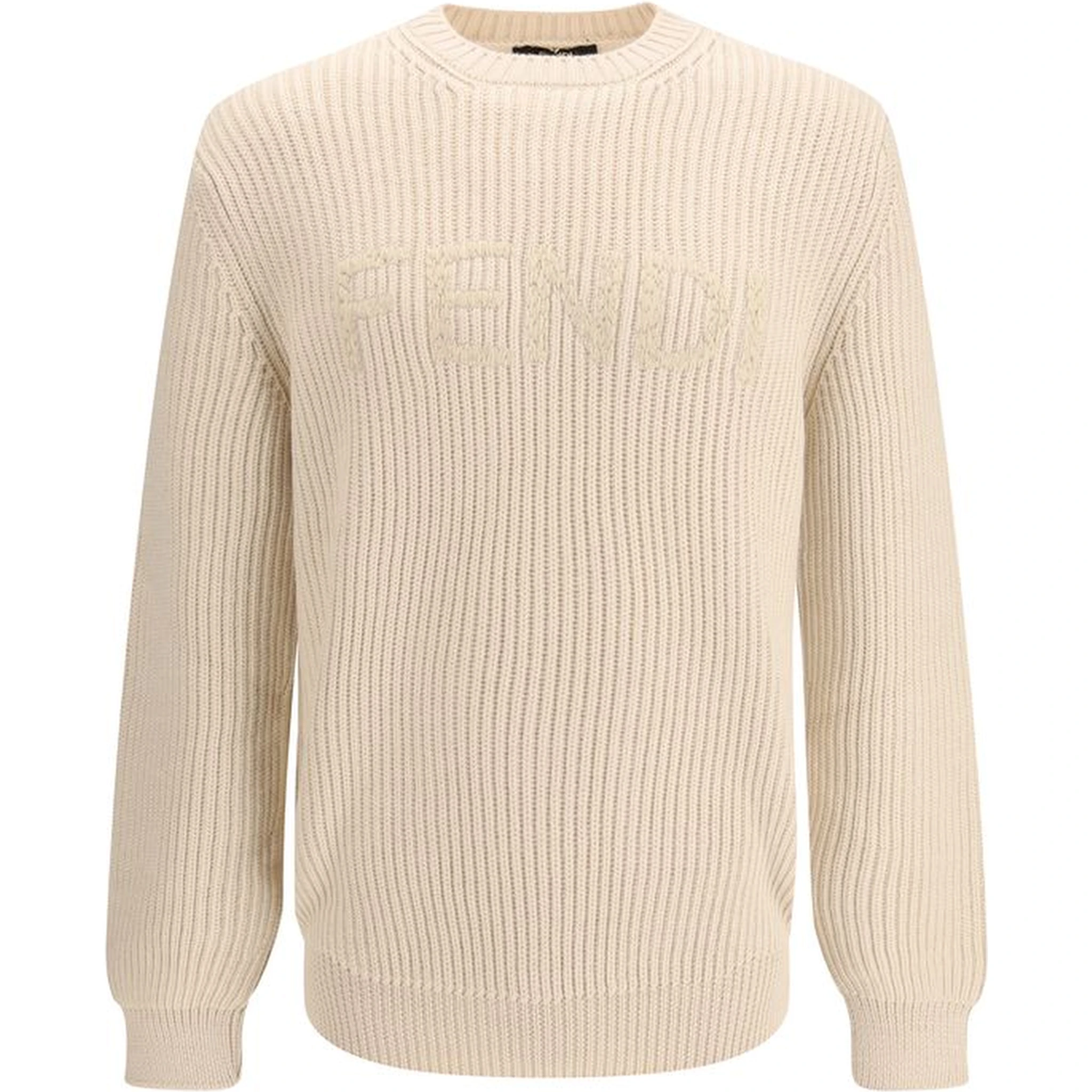 Beige Fleece Wool Sweatshirt