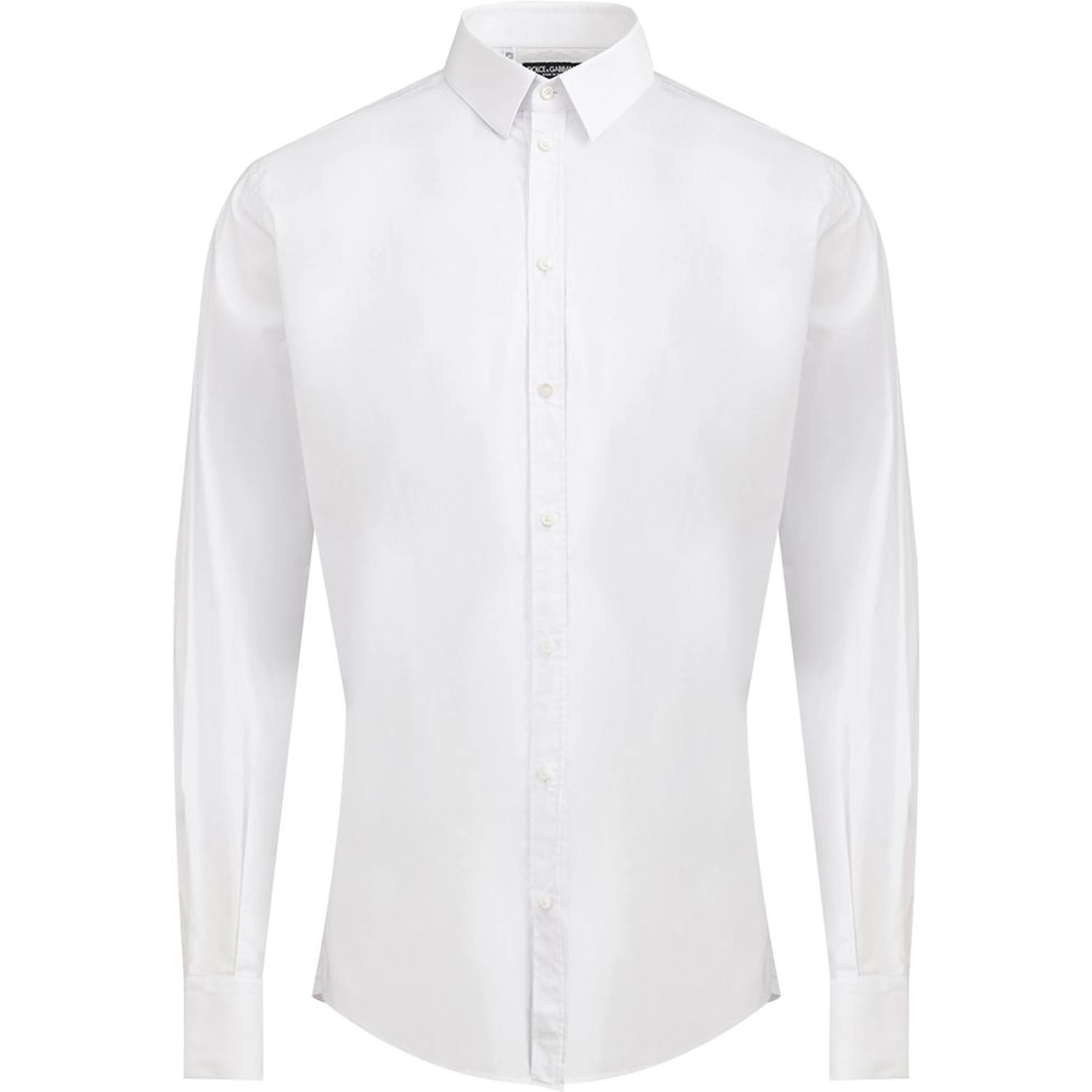 White Cotton Dress Shirt