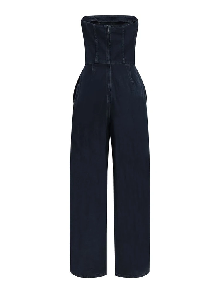 Blue Cotton Jumpsuit alternative