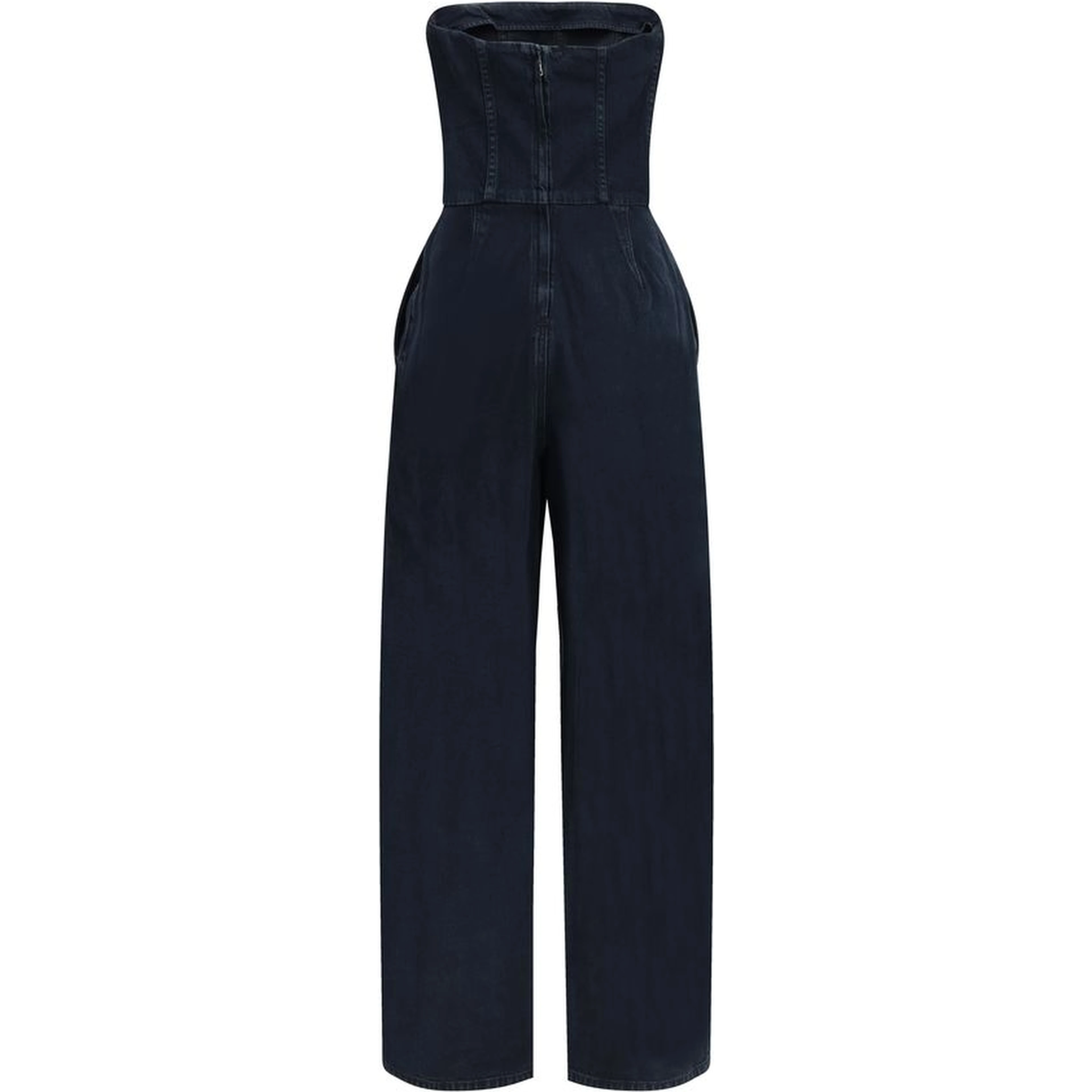 Blue Cotton Jumpsuit