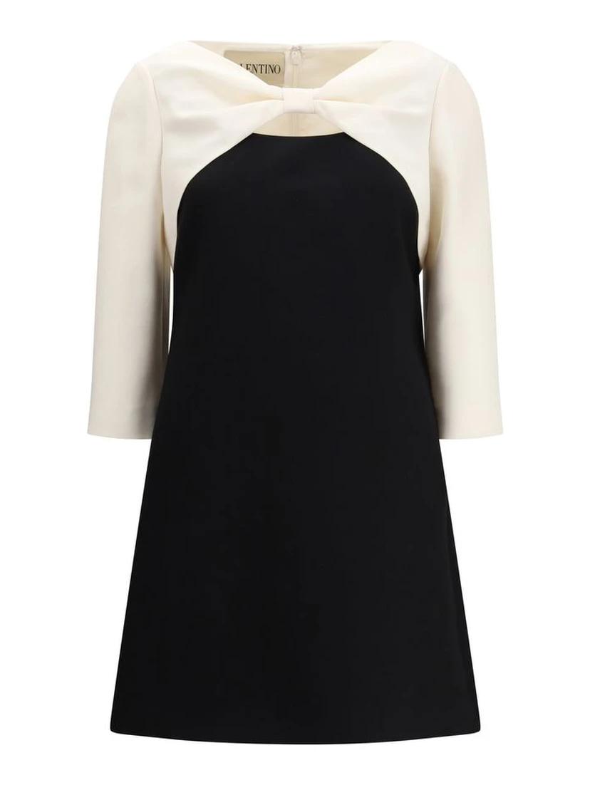 Black Fleece Wool Cocktail Dress
