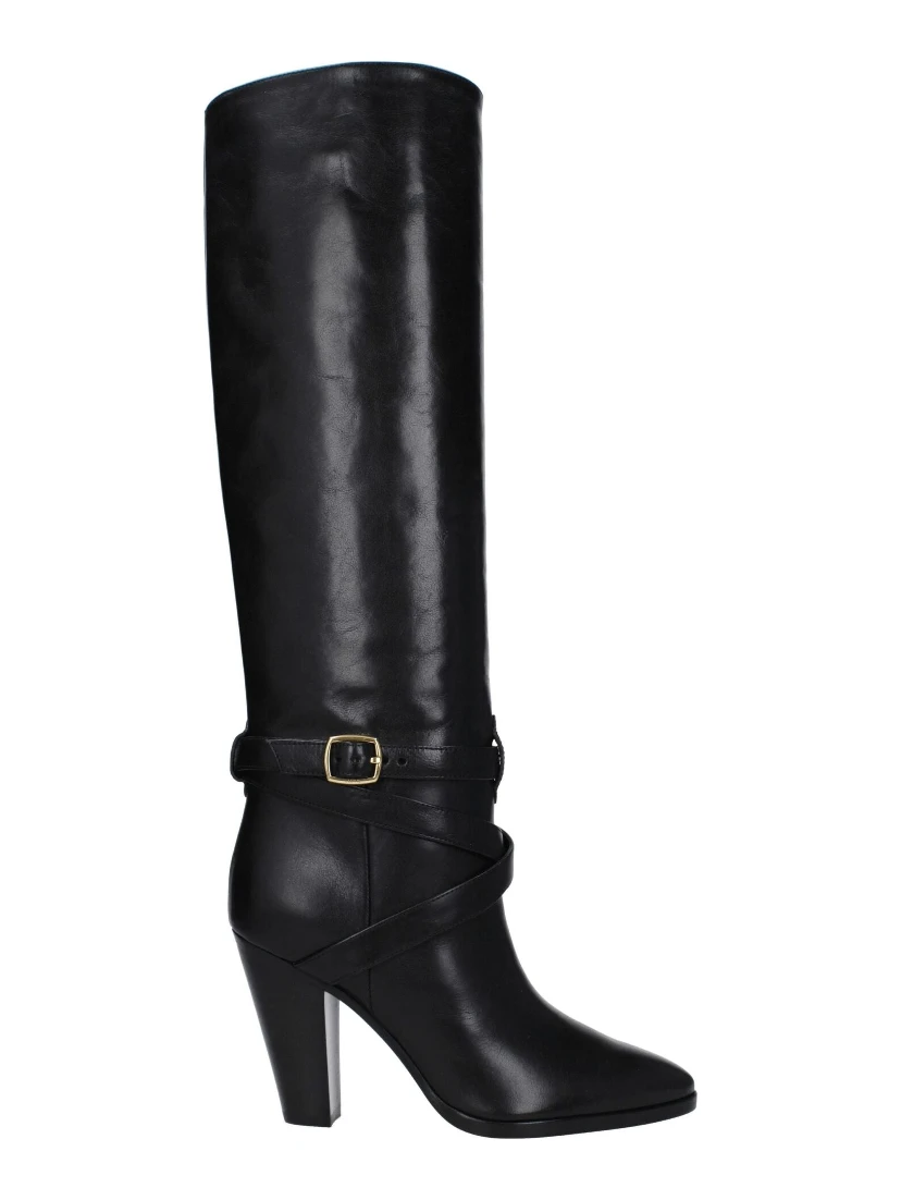 Black Leather Boots