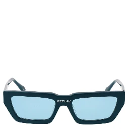 Turquoise Plastic Sunglasses