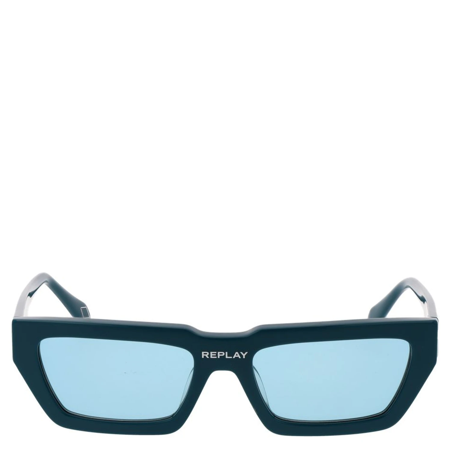 Turquoise Plastic Sunglasses