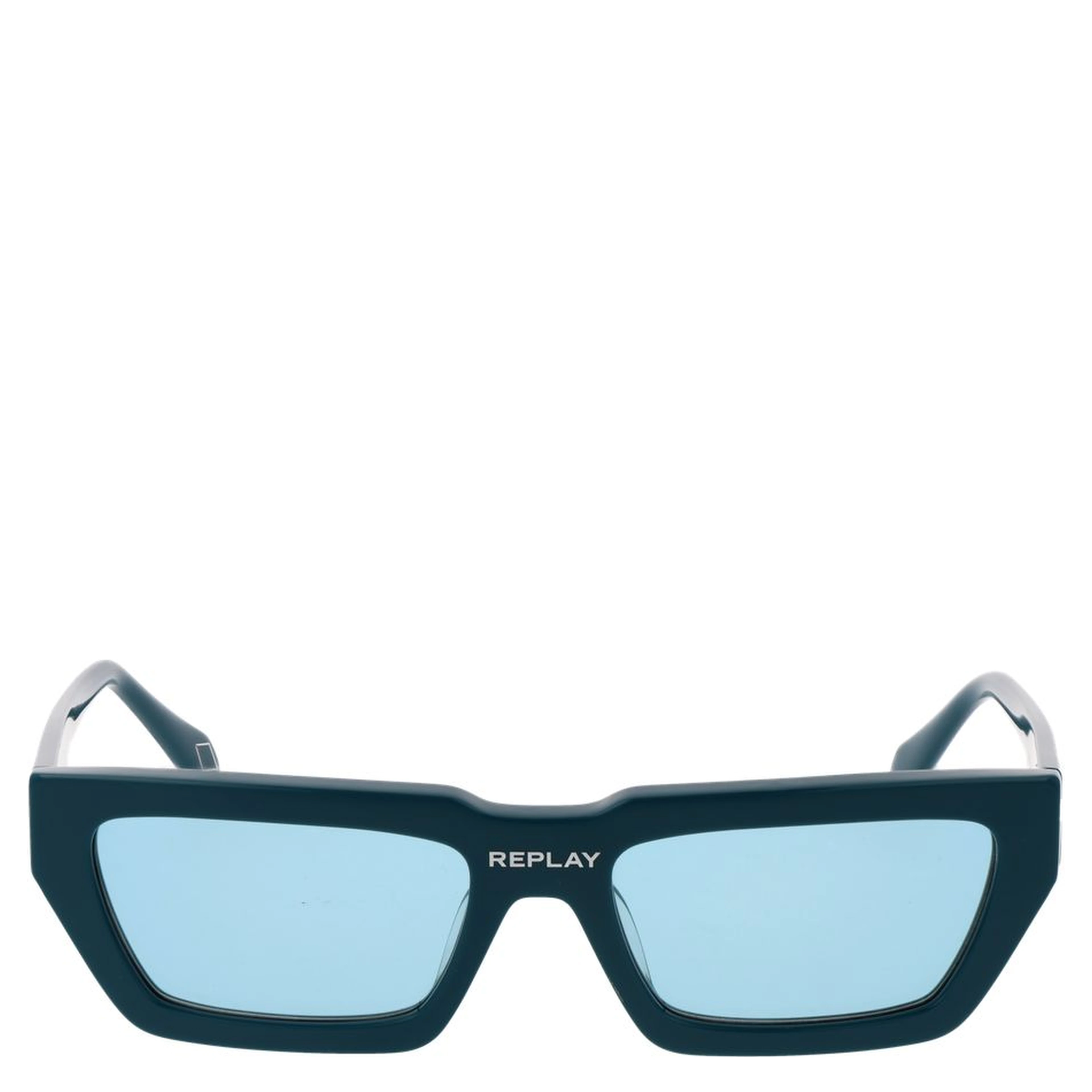 Turquoise Plastic Sunglasses