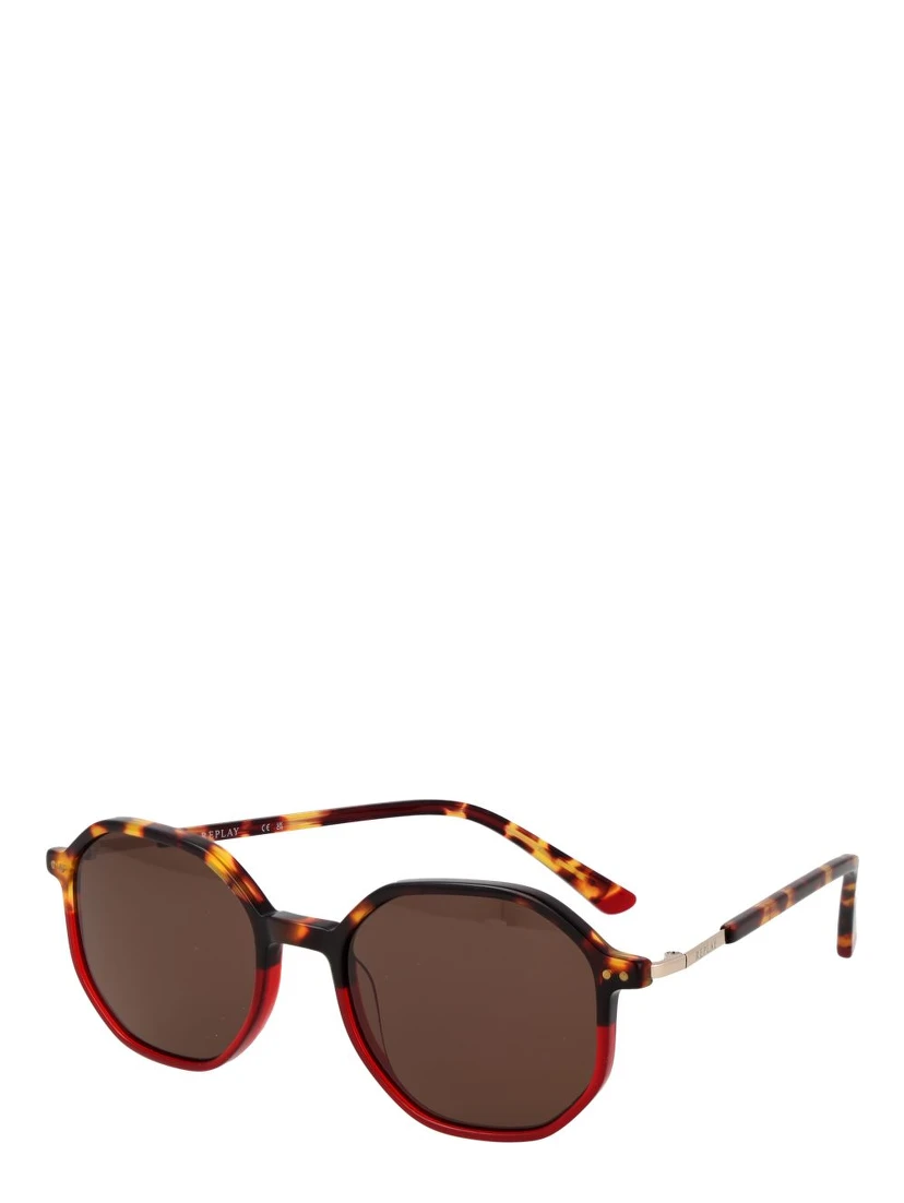 Brown Plastic Sunglasses
