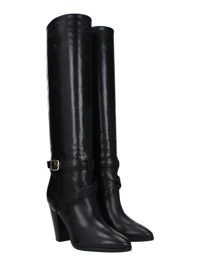 Black Leather Boots