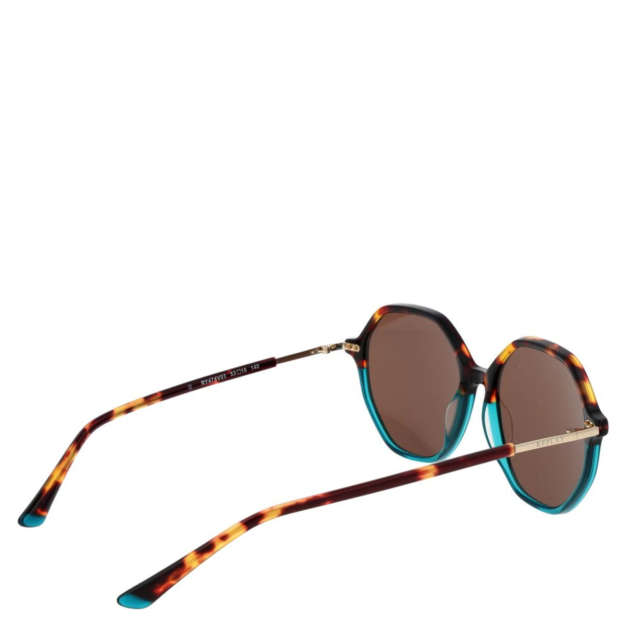 Brown Plastic Sunglasses