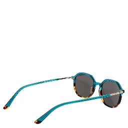 Turquoise Plastic Sunglasses