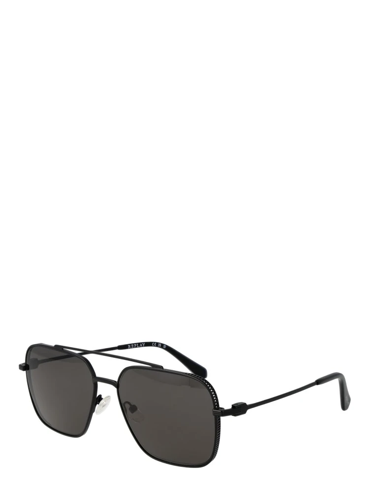 Black Metal Sunglasses