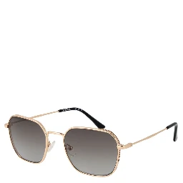 Rose Gold Metal Sunglasses