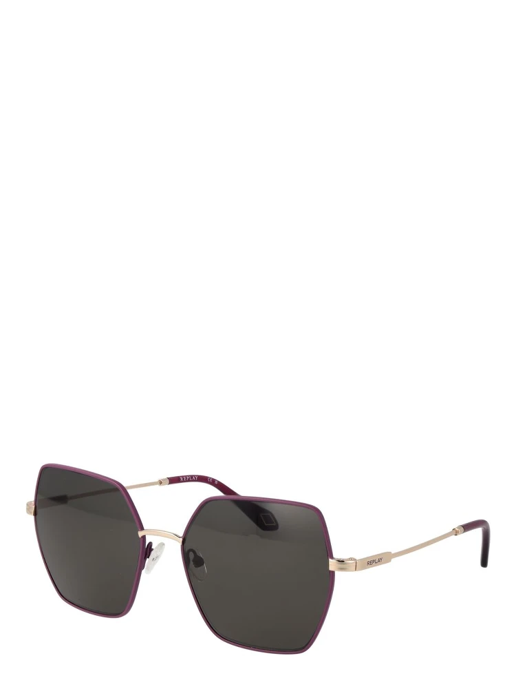 Multicolor Metal Sunglasses