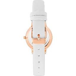 White Plastic Dress Watch