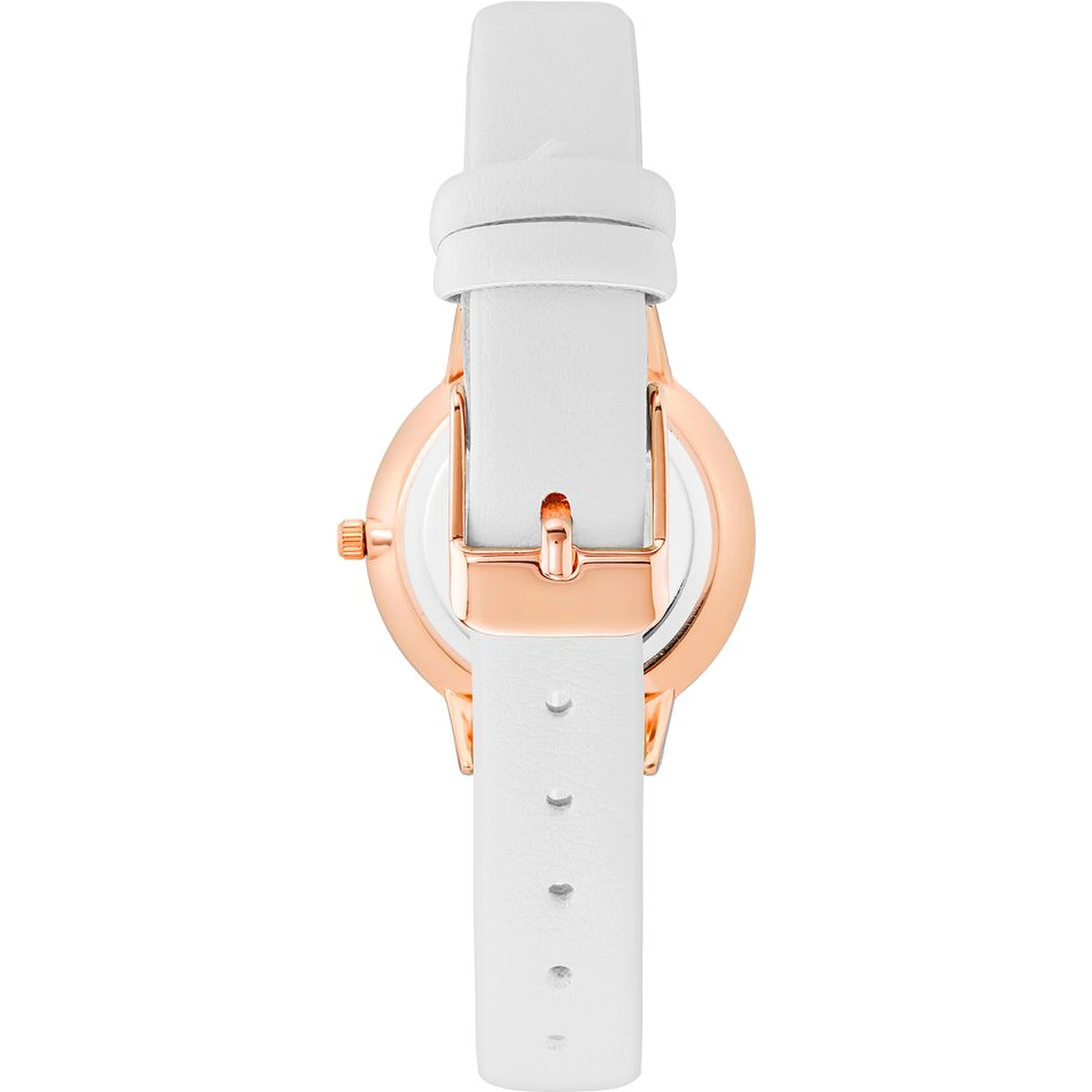 White Plastic Dress Watch