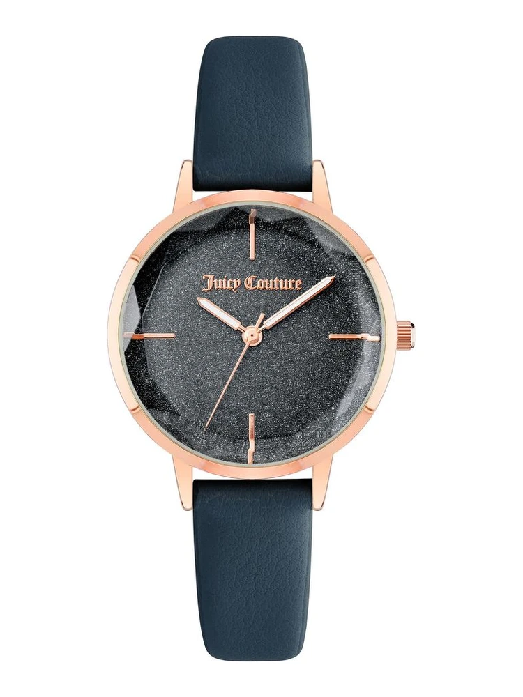 Blue Plastic Dress Watch