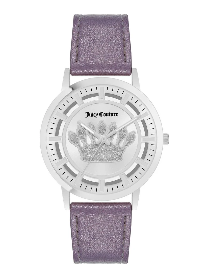 Purple Plastic Dress Watch
