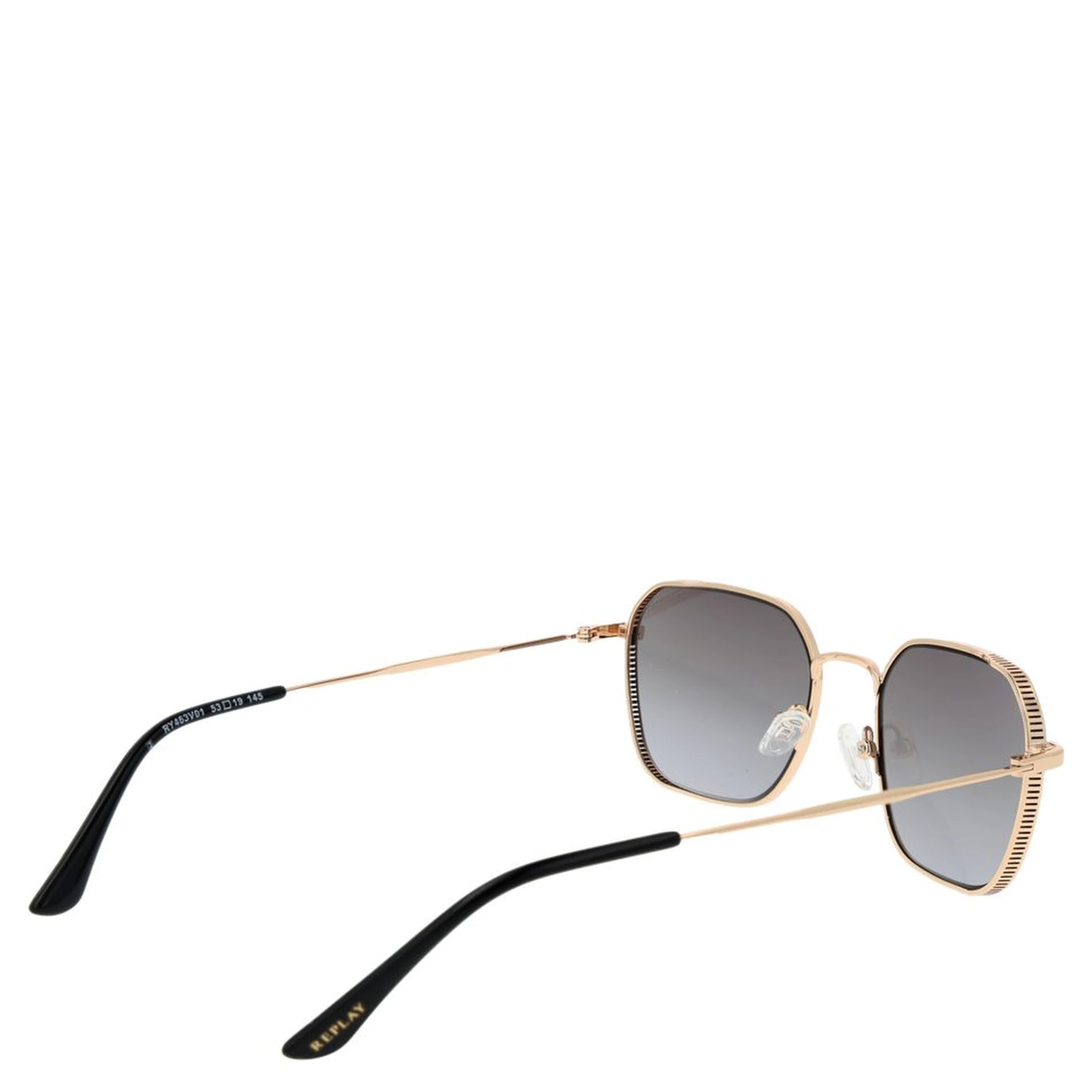Rose Gold Metal Sunglasses