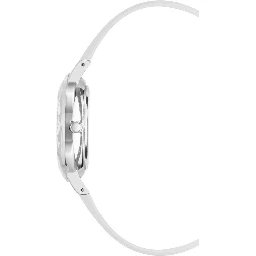 White Plastic Dress Watch