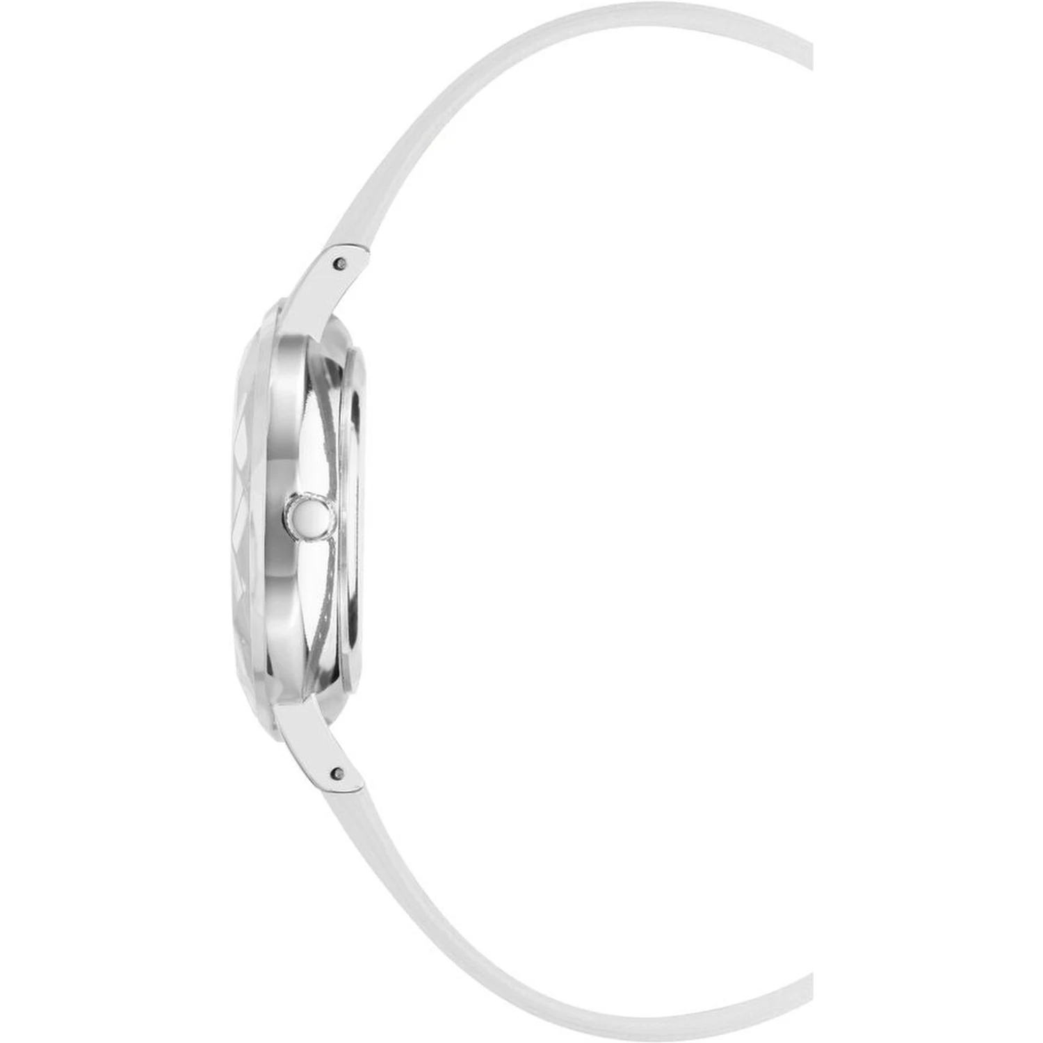 White Plastic Dress Watch