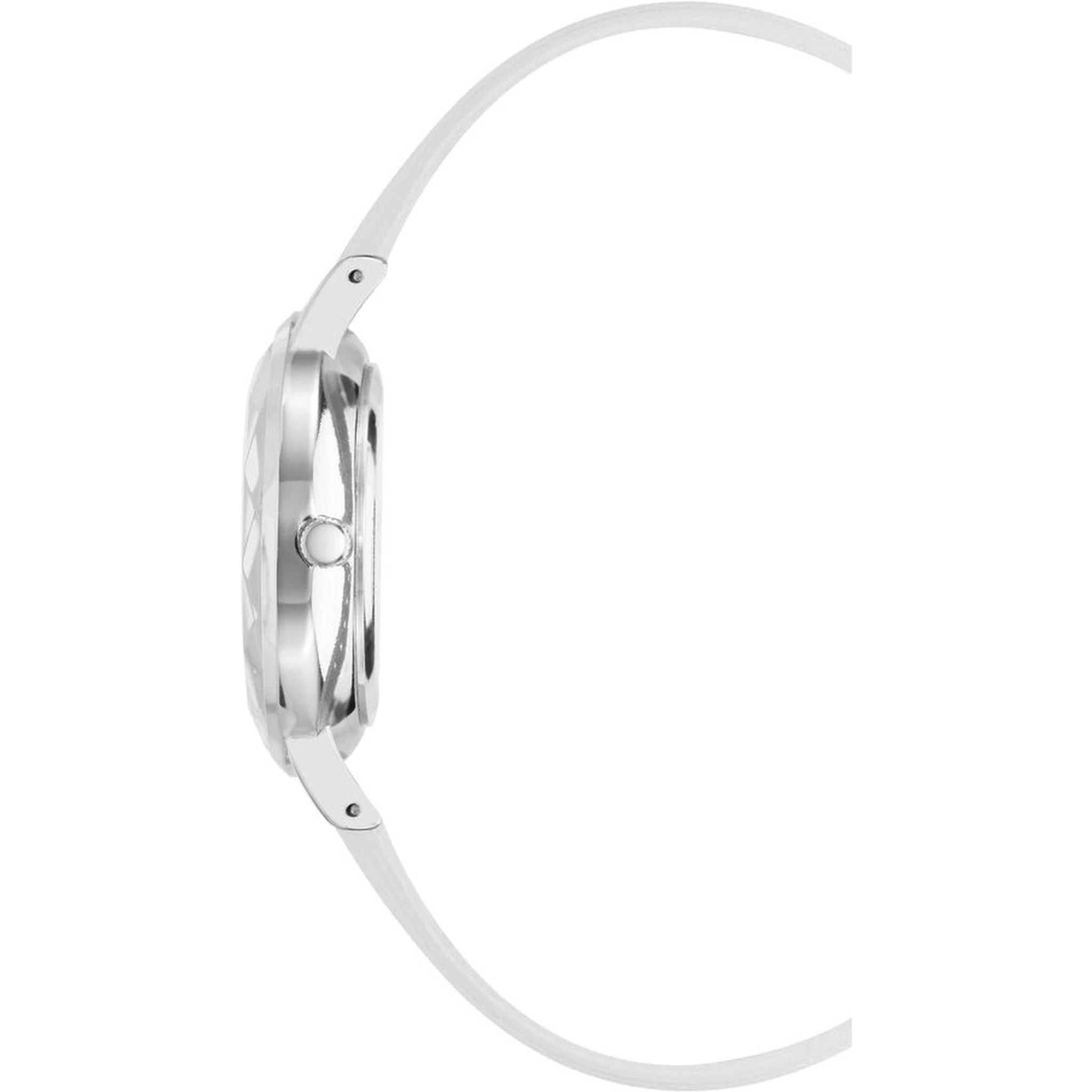 White Plastic Dress Watch