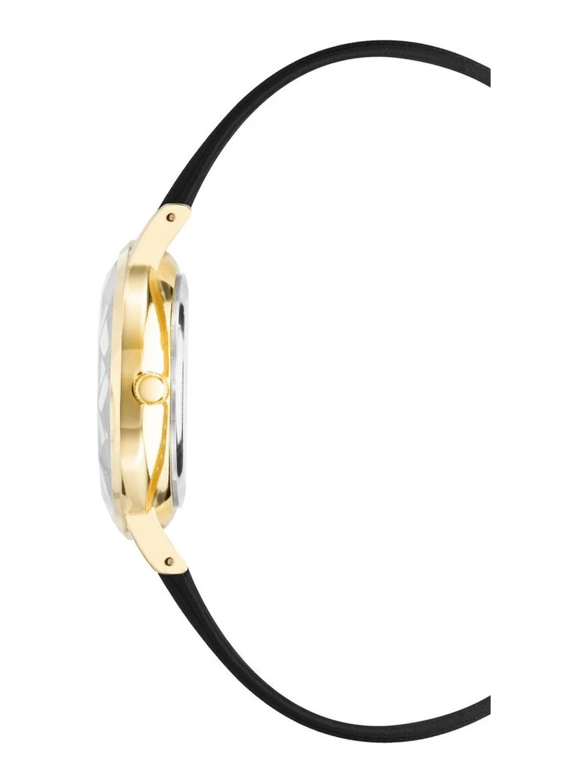 Black Plastic Dress Watch