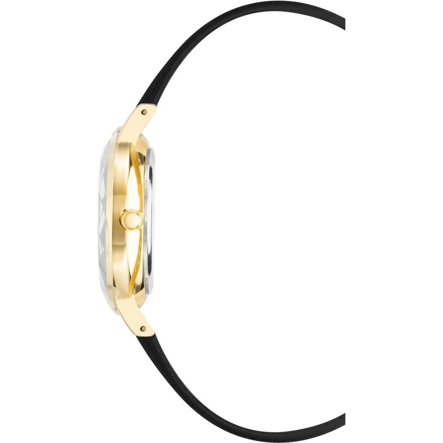 Black Plastic Dress Watch