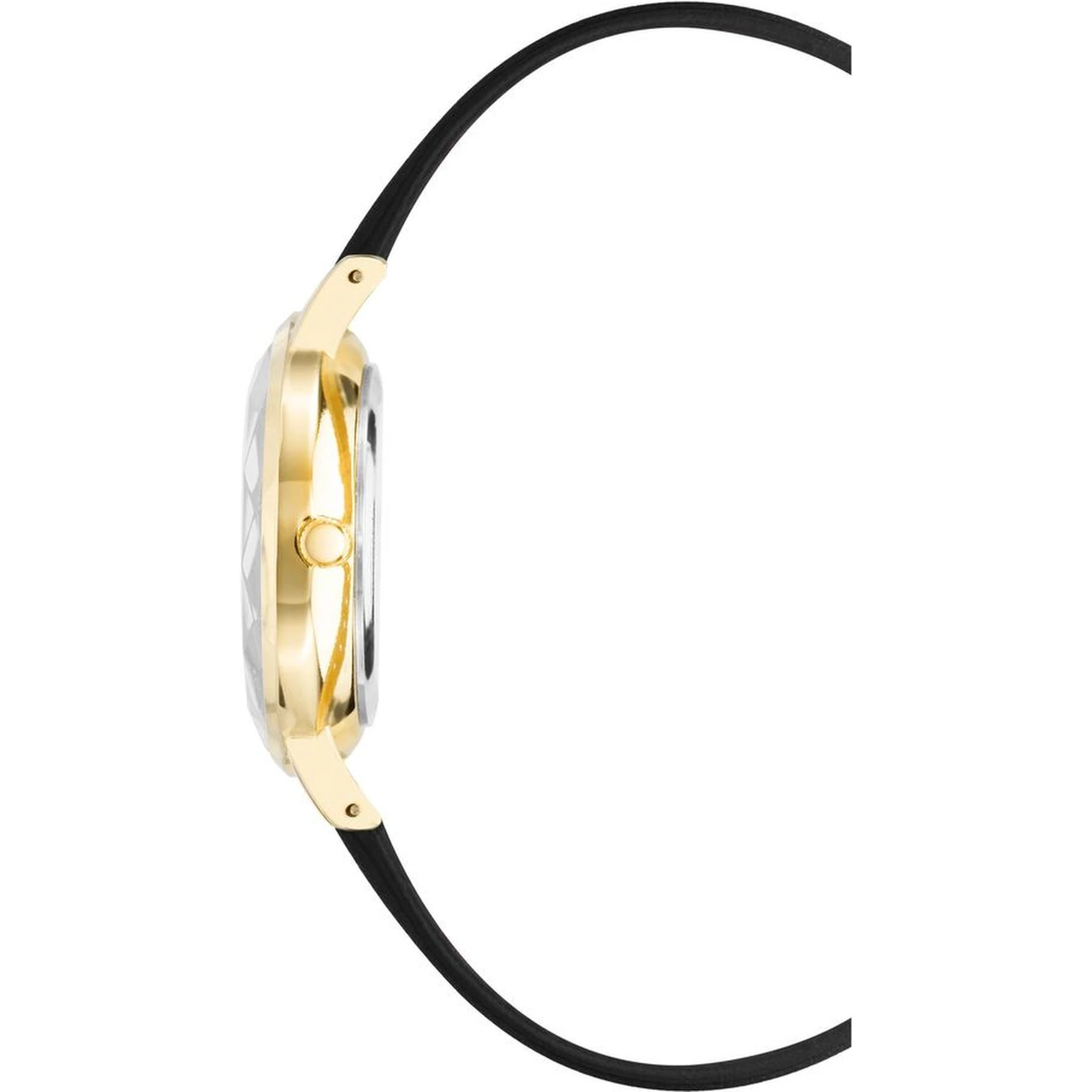 Black Plastic Dress Watch