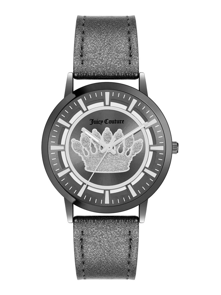 Gray Plastic Dress Watch