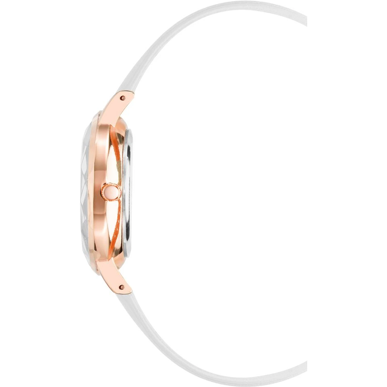 White Plastic Dress Watch