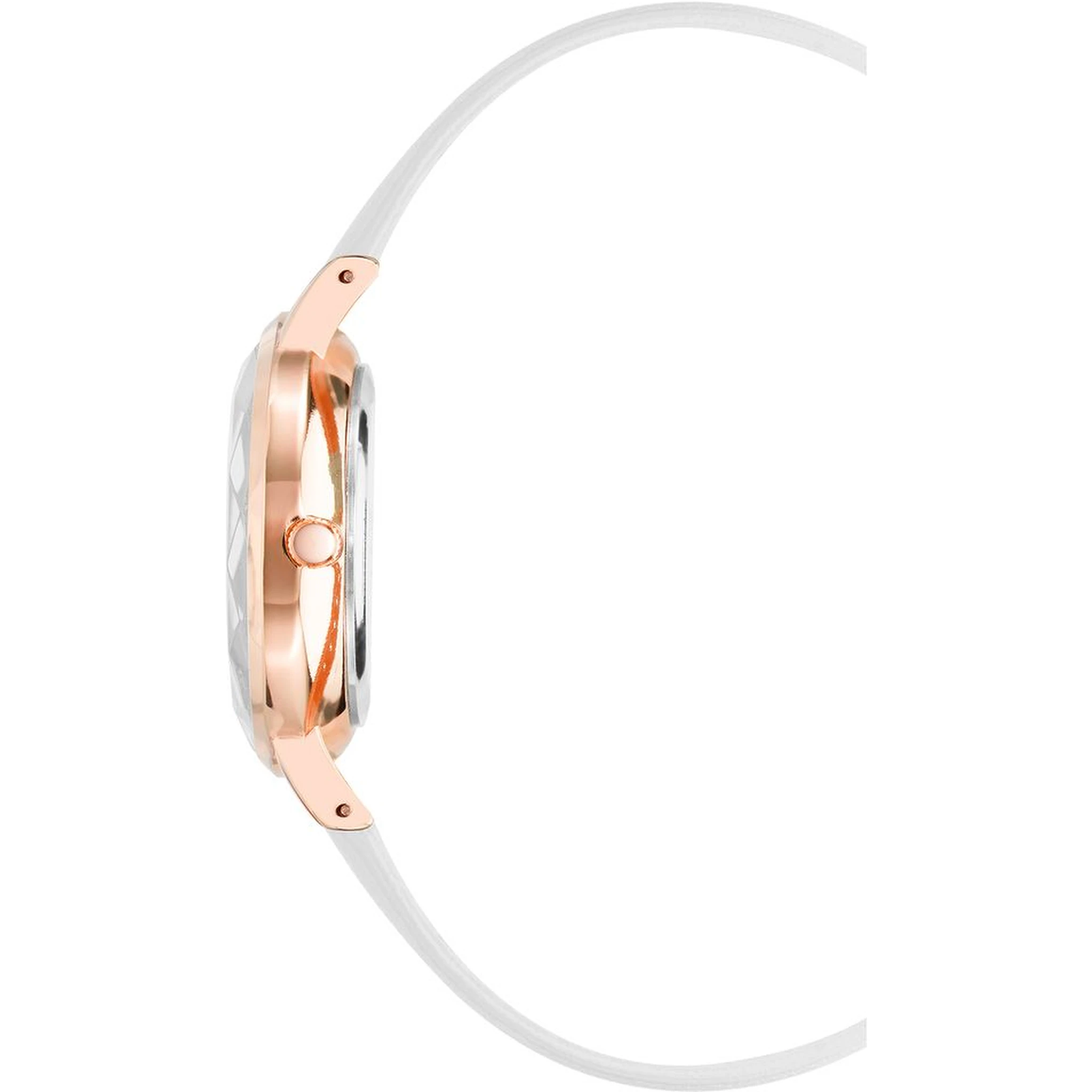 White Plastic Dress Watch