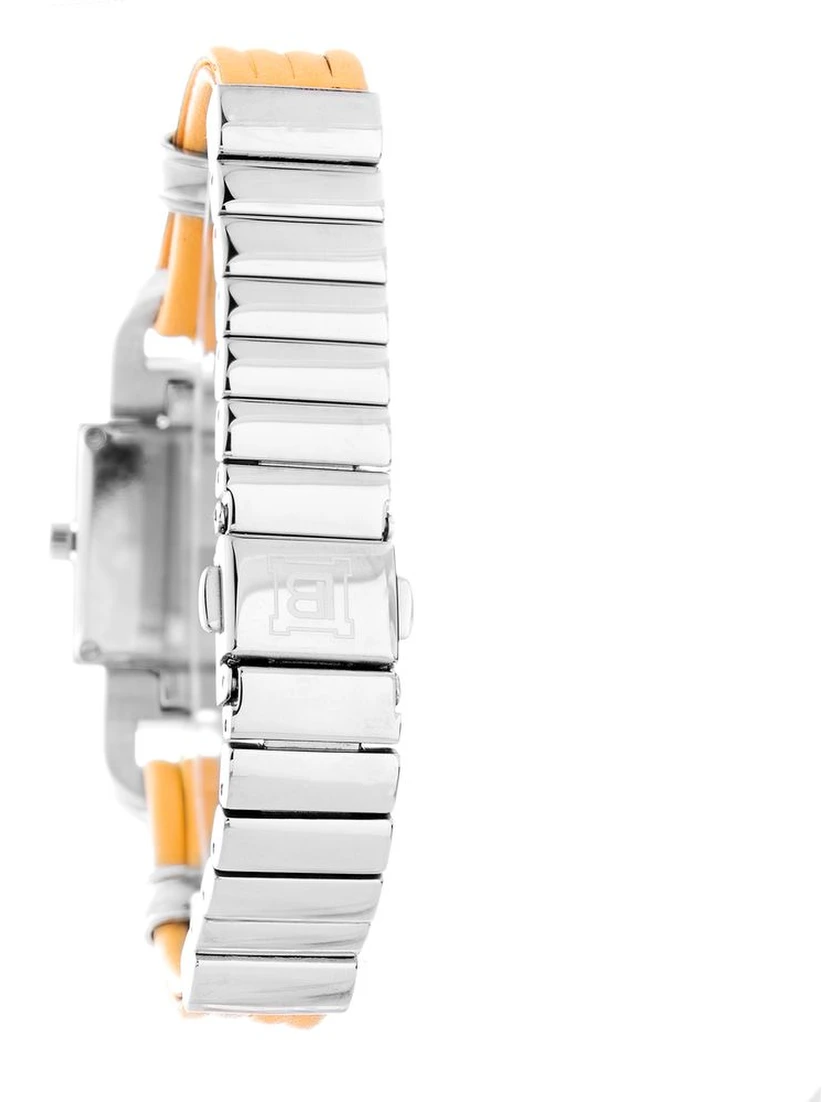 Orange Leather Lining Dress Watch