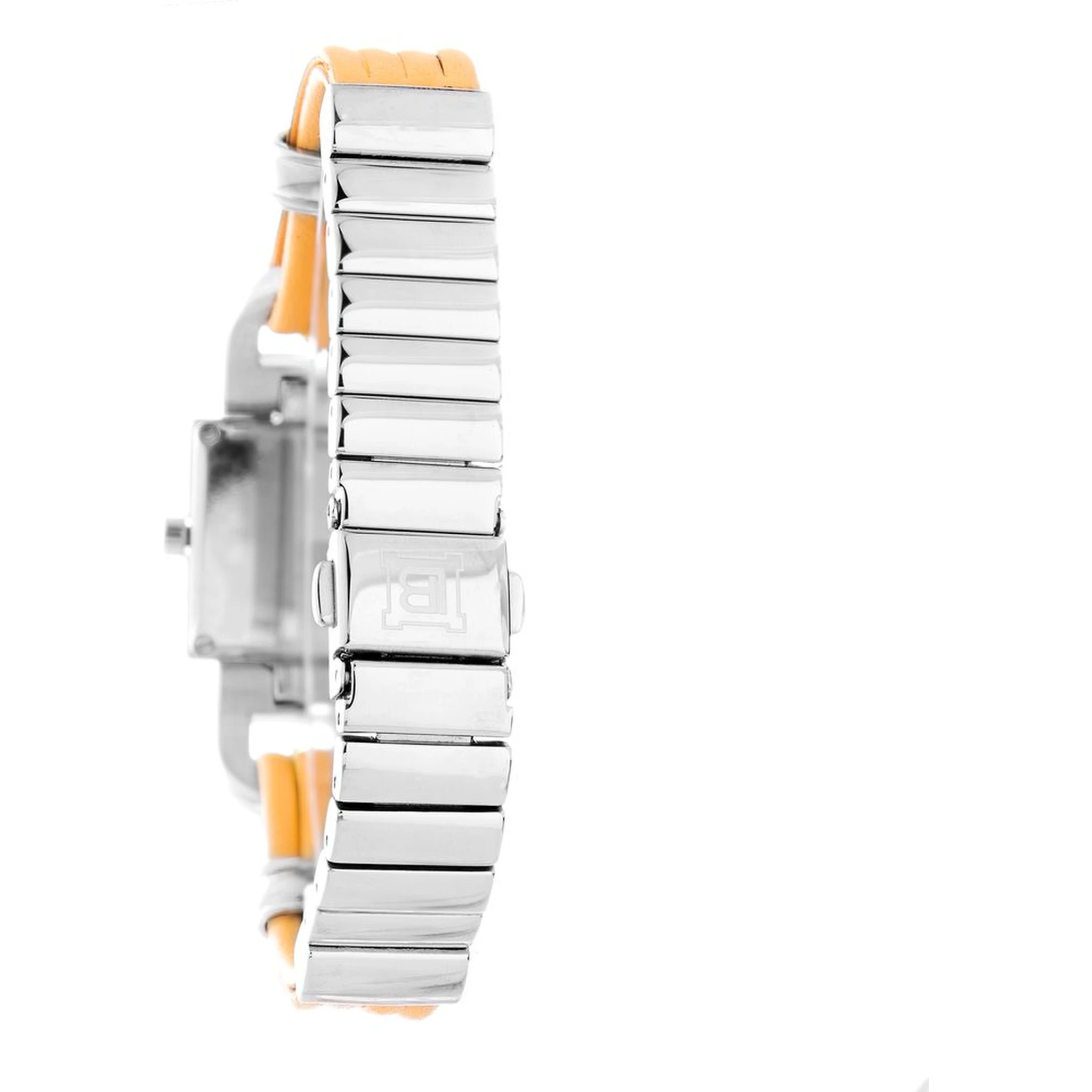 Orange Leather Lining Dress Watch