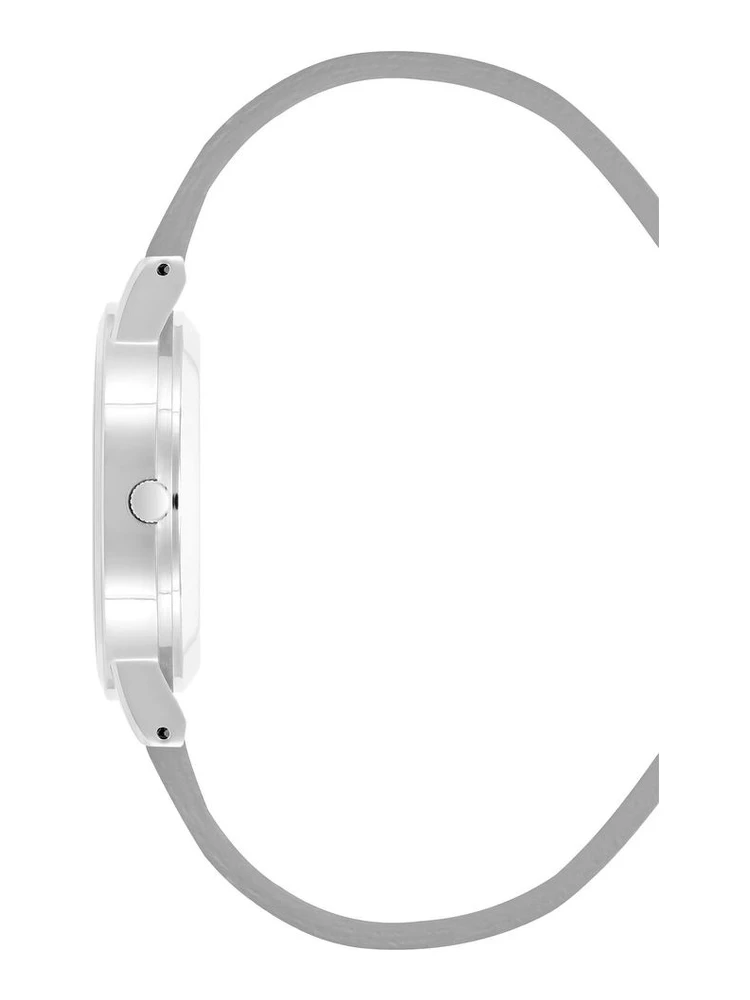 Silver Plastic Dress Watch alternative