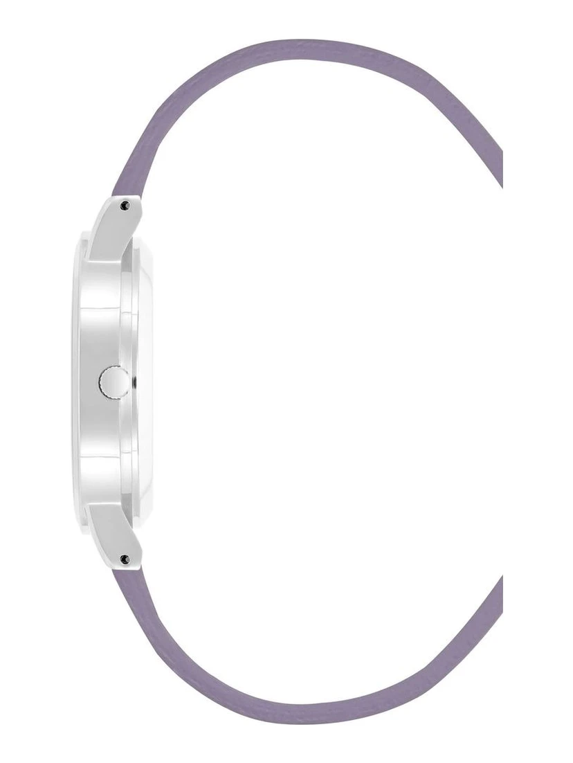 Purple Plastic Dress Watch