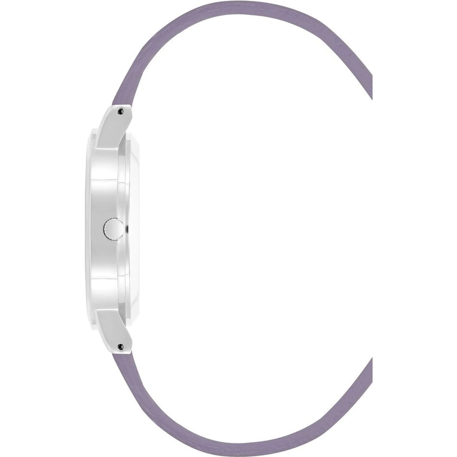 Purple Plastic Dress Watch