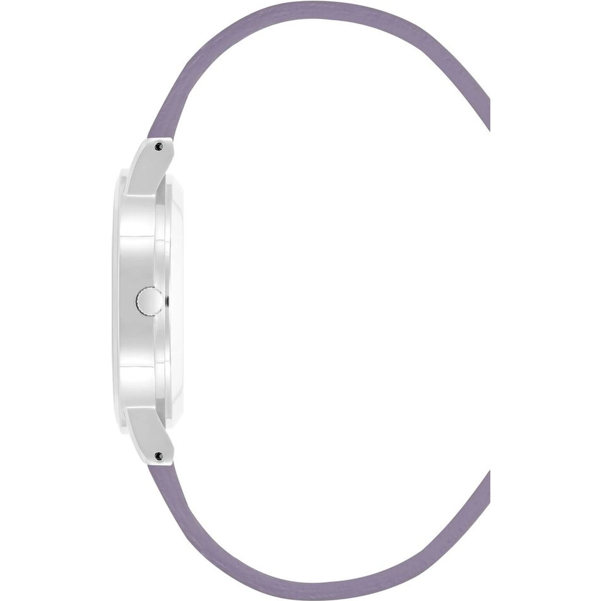 Purple Plastic Dress Watch