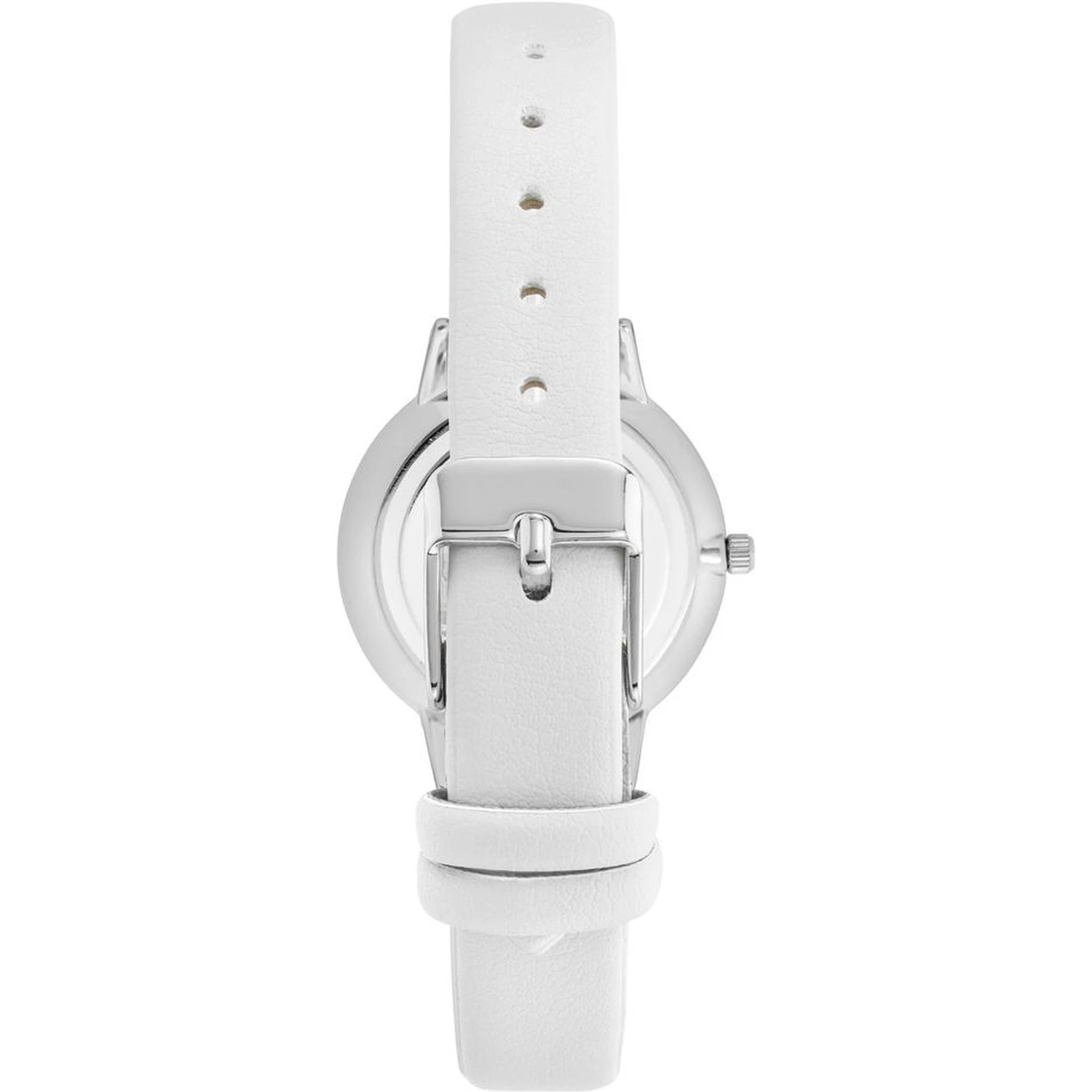 White Plastic Dress Watch