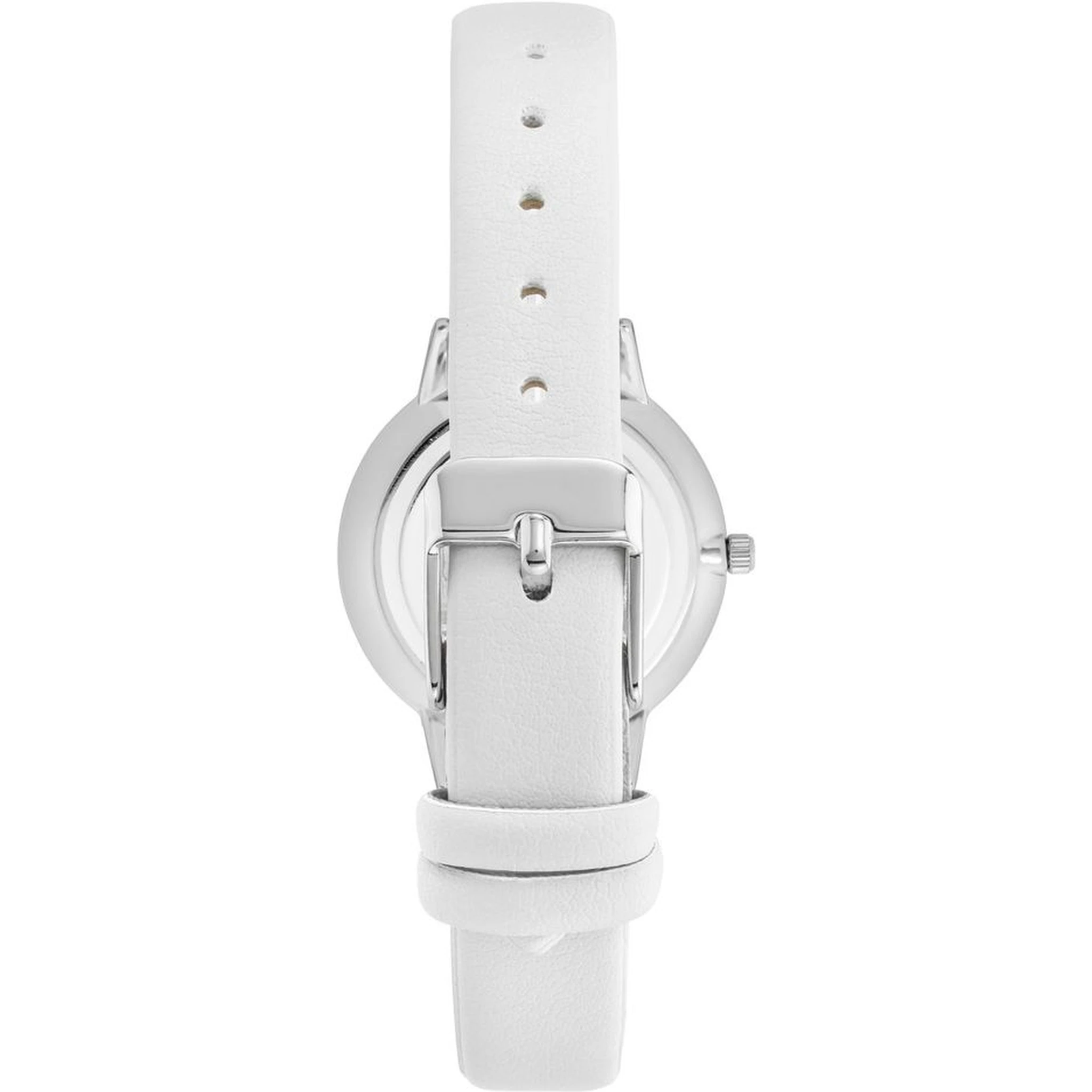 White Plastic Dress Watch