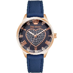 Blue Plastic Dress Watch