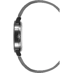 Gray Plastic Dress Watch