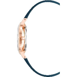 Blue Plastic Dress Watch