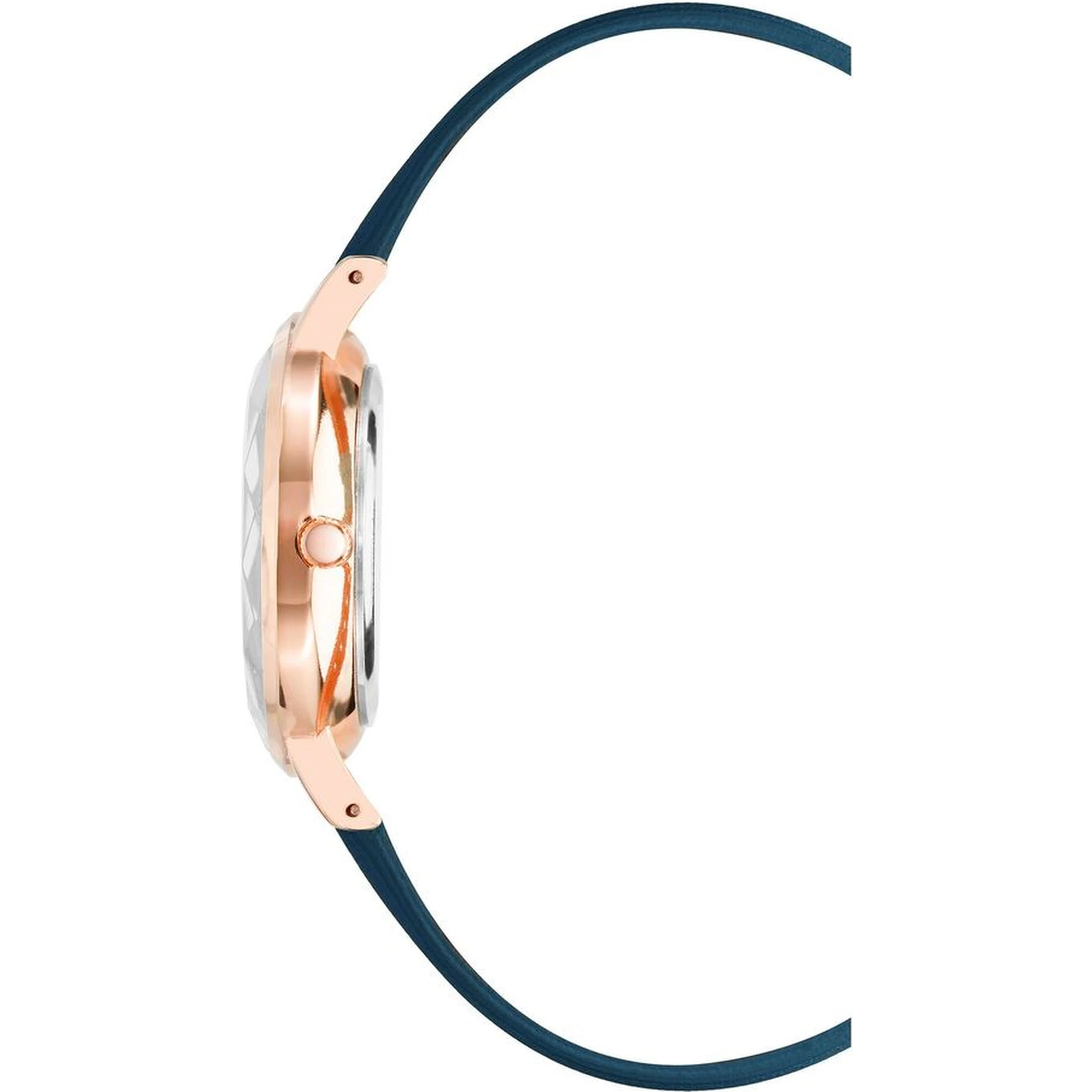 Blue Plastic Dress Watch