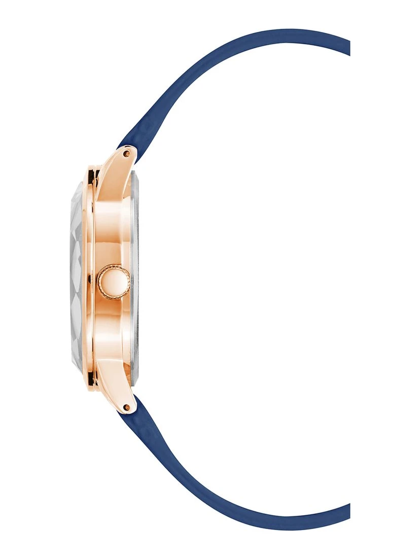 Blue Plastic Dress Watch