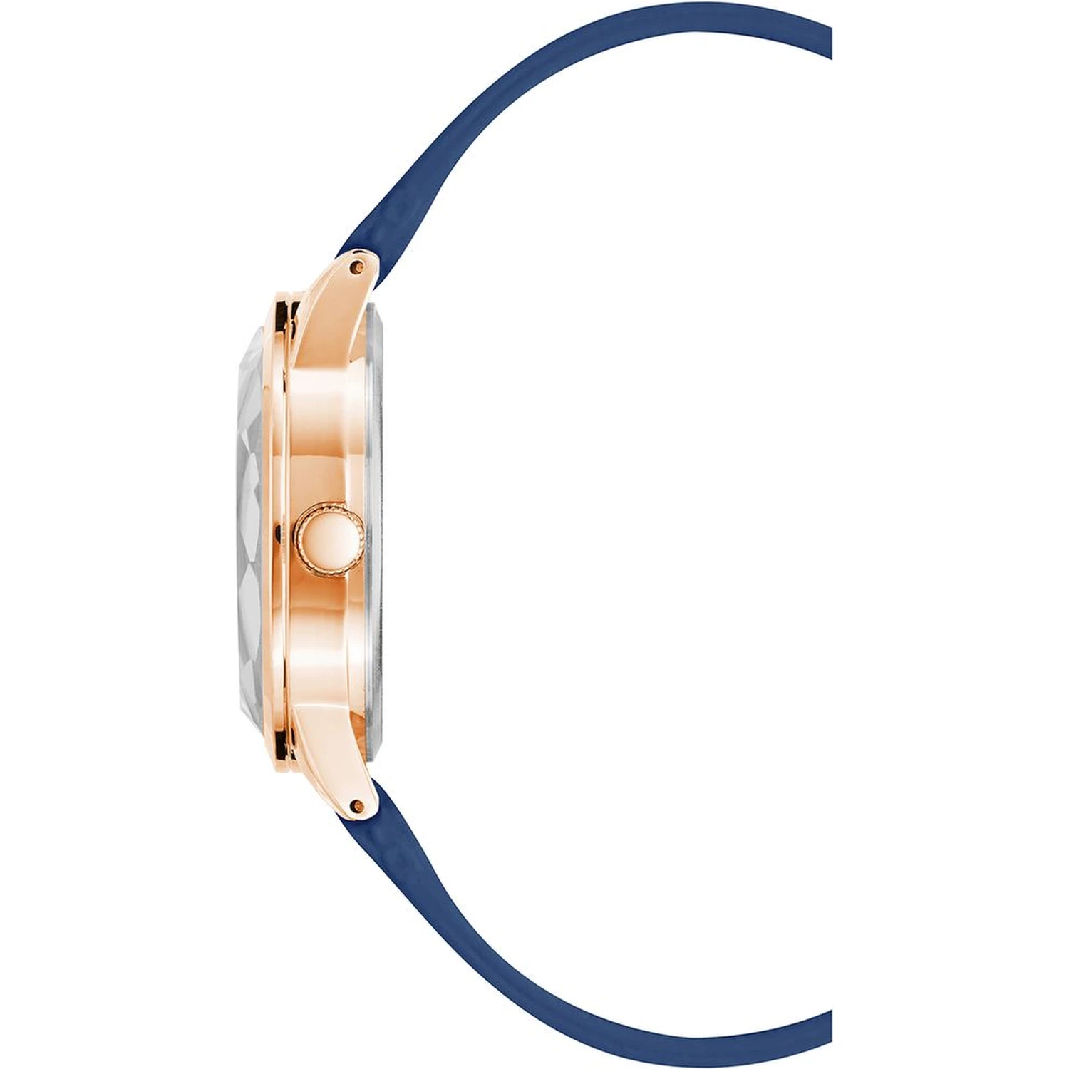 Blue Plastic Dress Watch