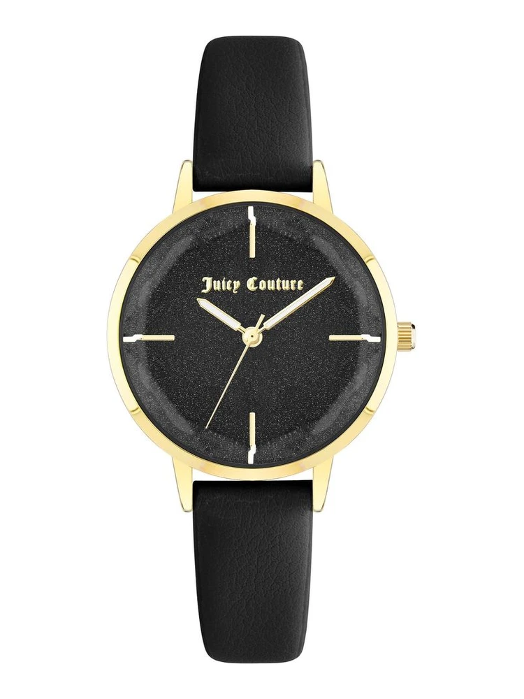 Black Plastic Dress Watch