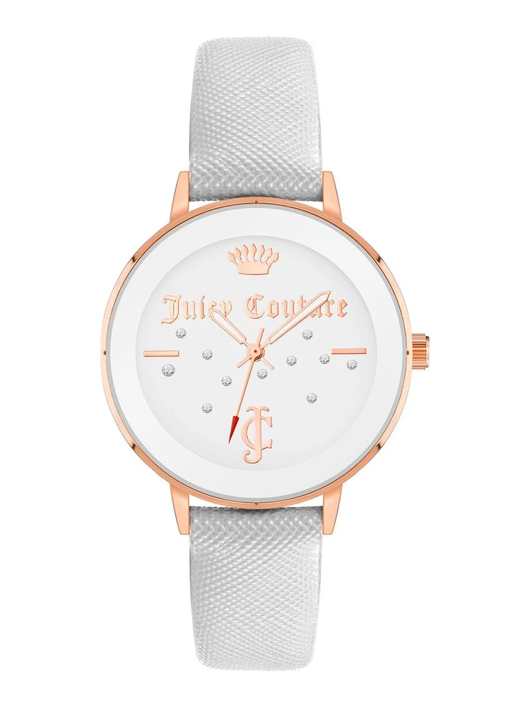 White Plastic Dress Watch